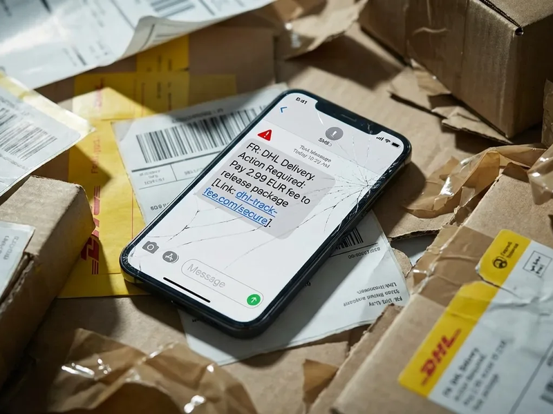 DHL-Warnung: Neue Welle gefälschter Paket-SMS überrollt Deutschland - Foto: über boerse-global.de