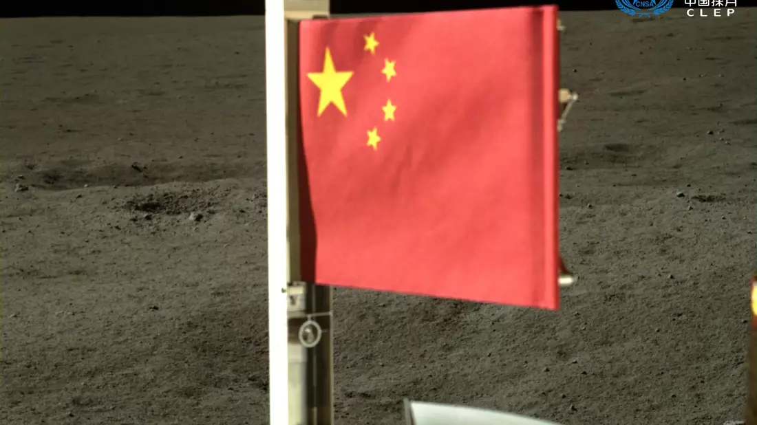 China hat seine Fahne bereits auf dem Mond gehisst. Weitere Missionen sollen folgen. (Archivbild) - Bild: -/CNSA via XinHua/dpa