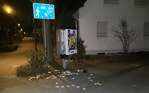 POL-SO: Drei Zigarettenautomaten innerhalb weniger Stunden gesprengt - Foto: presseportal.de
