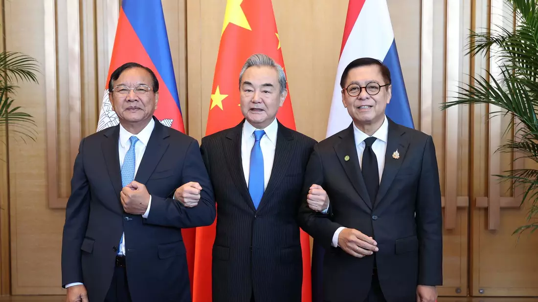 Der Konflikt zwischen Thailand und Kambodscha soll weiter entschärft werden. Das wurde bei Gesprächen in China vereinbart.  - Bild: Uncredited/Agence Kampuchea Press/AP/dpa