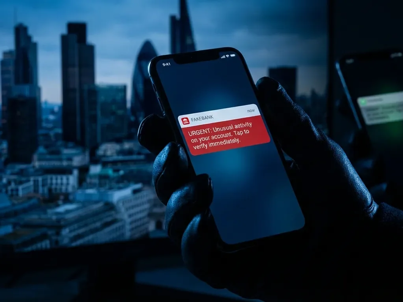 Banking-Betrüger tricksen Kunden mit Push-Nachrichten aus - Foto: über boerse-global.de