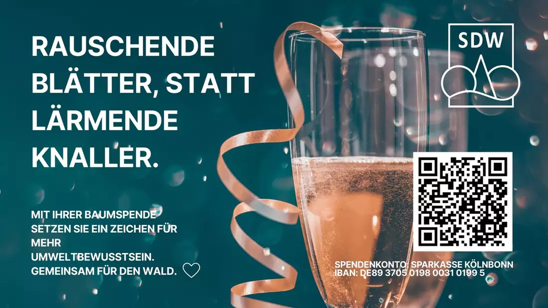 Bäume statt Böller - Bild: presseportal.de