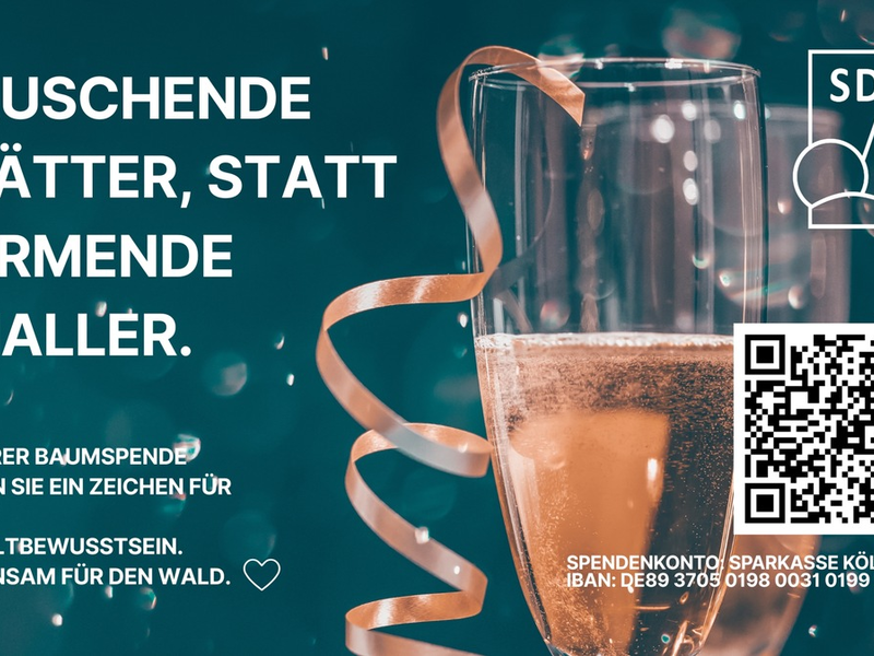 Bäume statt Böller - Foto: presseportal.de