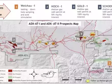 ADX-Lizenzgebiete mit Bohrprogramm 2026 - Foto: ADX Energy über pressetext.de