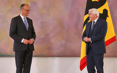 Friedrich Merz und Frank-Walter Steinmeier (Archiv) - Foto: über dts Nachrichtenagentur