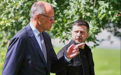 Friedrich Merz und Wolodymyr Selenskyj (Archiv) - Foto: über dts Nachrichtenagentur