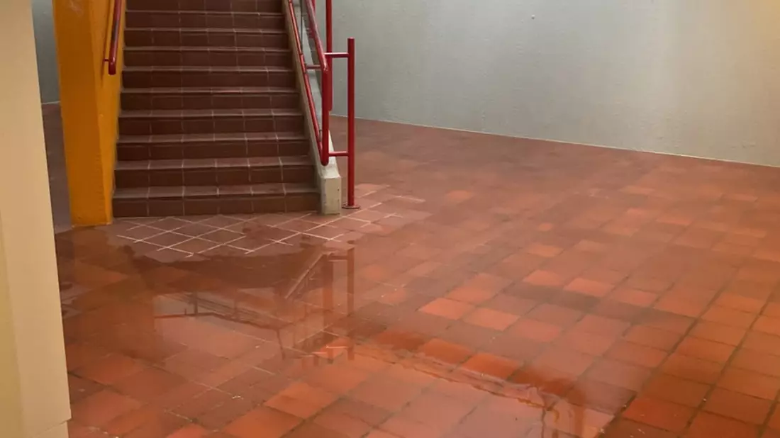 FW-HAAN: Gesamtschulgebäude nach Einbruch massiv beschädigt - Bild: presseportal.de