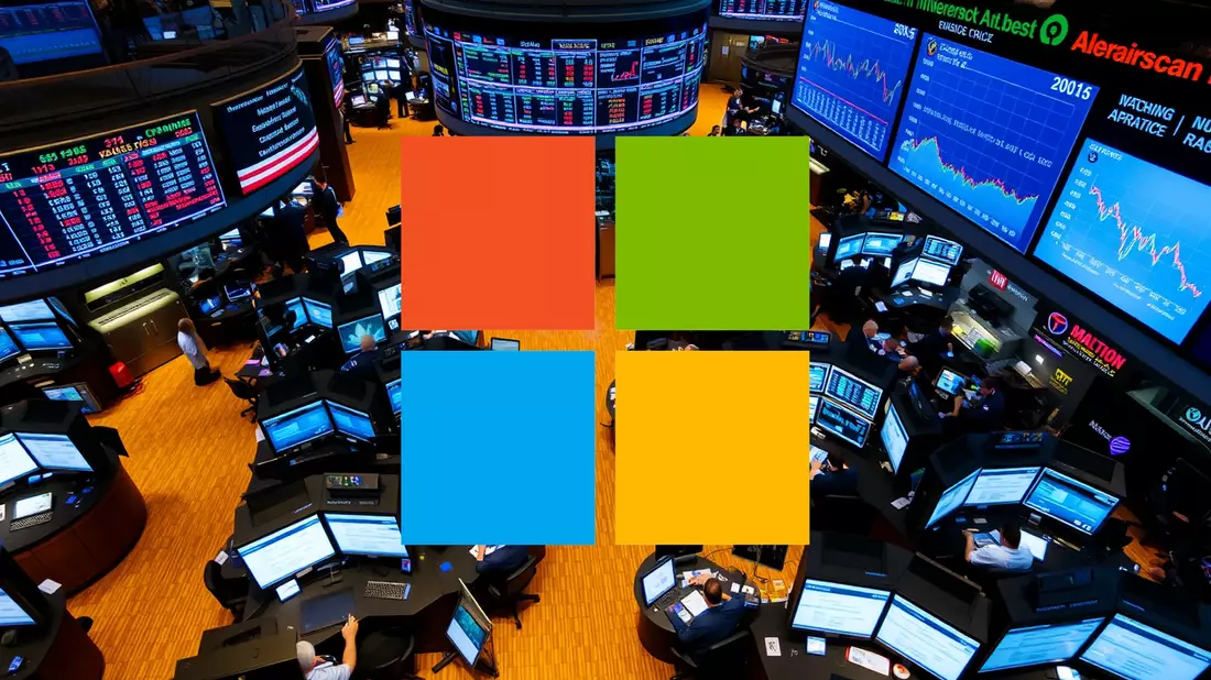 Wall Street Analysts Project Significant Upside for Microsoft Shares Illustration mit AI erstellt übermittelt durch boerse-global.de