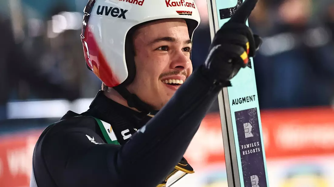 Philipp Raimund ist in Schlagdistanz zum Podium. - Bild: Daniel Karmann/dpa