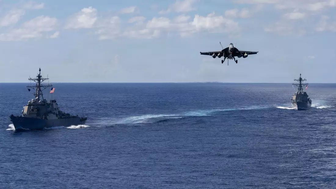 Das US-Militär hat Kriegsschiffe, Kampfflugzeuge und Soldaten in die Karibik verlegt. - Bild: Petty Officer 2nd Class Triniti/U.S. Pentagon/dpa