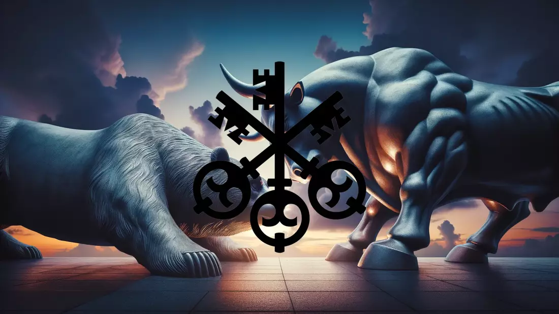 UBS Shares Approach Peak Amid Diverging Market Signals Illustration mit AI erstellt übermittelt durch boerse-global.de