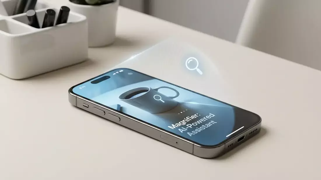 Apples Magnifier-App: Vom Zoom-Tool zum KI-Sehassistenten - Bild: über boerse-global.de