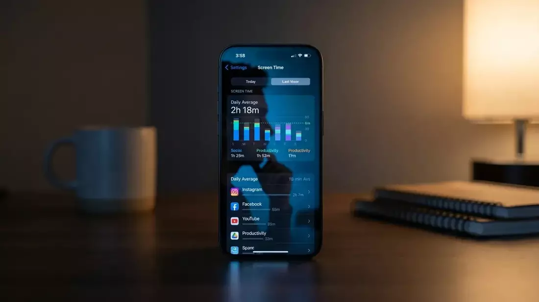 Screen Time: Datenschutz-Panne und Wunsch nach Jahresrückblick - Bild: über boerse-global.de