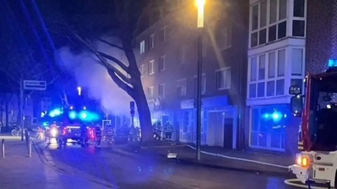 FW-GE: Brand in einem Restaurant - Bild: presseportal.de