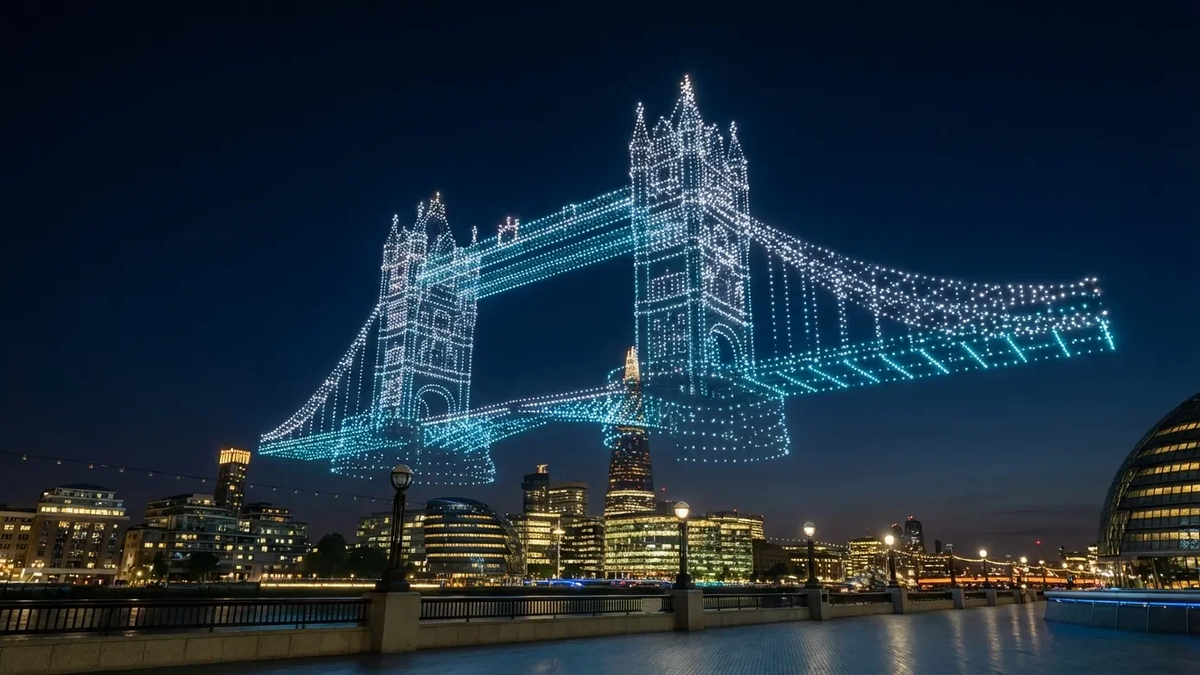 Drohnen und Hologramme verdrängen Silvester-Feuerwerk - Foto: über boerse-global.de