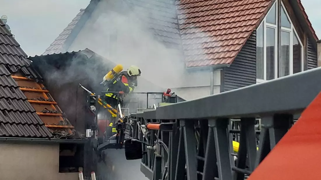FW Allensbach: B4 Alarmstufenerhöhung - Bild: presseportal.de