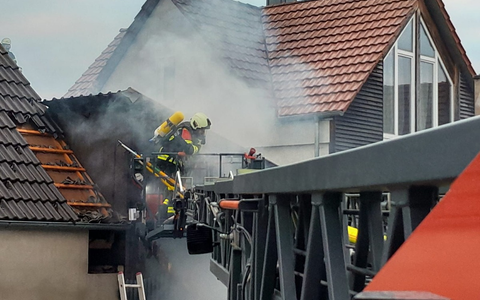 FW Allensbach: B4 Alarmstufenerhöhung - Foto: presseportal.de