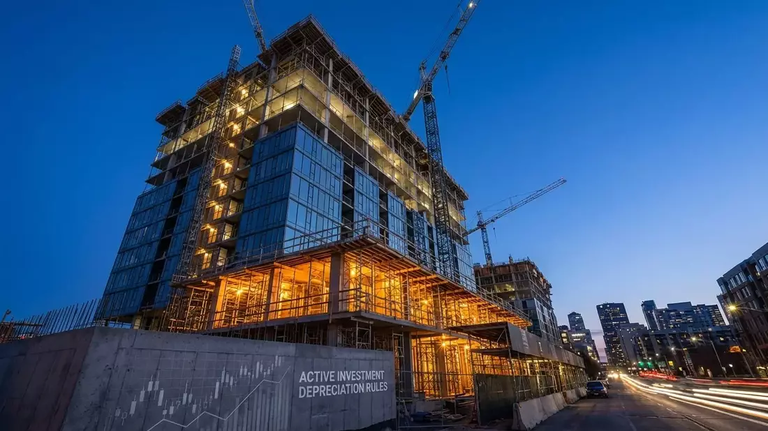 Degressive AfA: Immobilienbranche setzt 2025 auf 5-Prozent-Abschreibung Illustration mit AI erstellt übermittelt durch boerse-global.de
