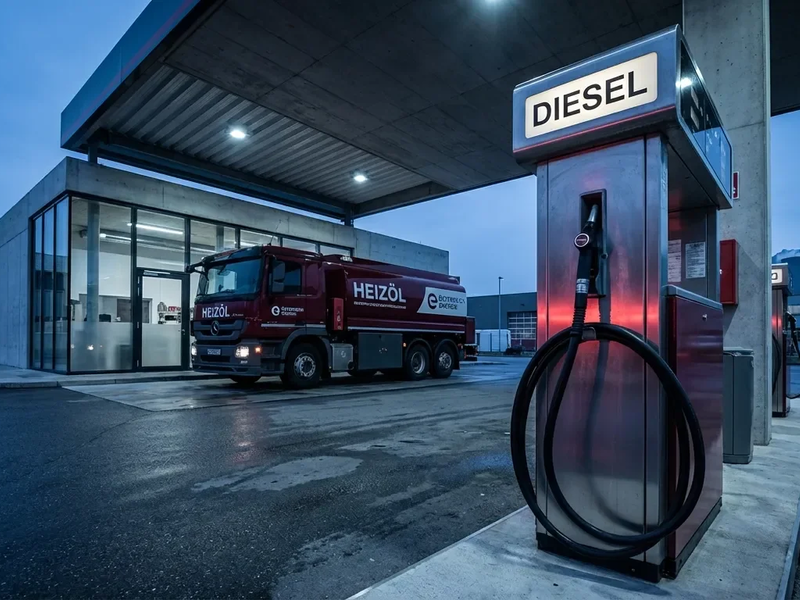 Mineralölbranche 2025: Diesel fällt, Heizöl steigt überraschend - Foto: über boerse-global.de
