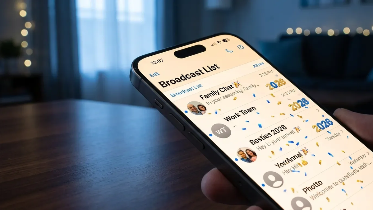 WhatsApp: So gelingen persönliche Neujahrsgrüße per Broadcast-Liste - Foto: über boerse-global.de