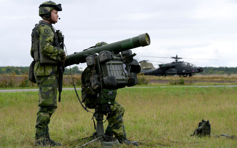 Litauen kauft zur Stärkung tragbare Flugabwehrraketensysteme vom schwedischen Hersteller Saab  - Foto: picture alliance / Anders Wiklund/Tt/TT NEWS AGENCY/AP/dpa