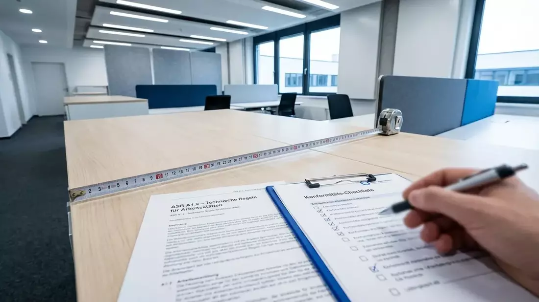 Arbeitsschutz 2026: Mehr Kontrollen, strengere Regeln für Büros Illustration mit AI erstellt übermittelt durch boerse-global.de