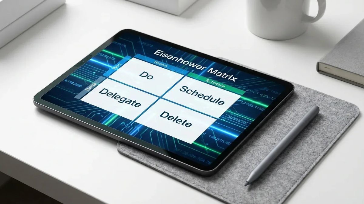 Eisenhower-Matrix: KI besiegt den Dringlichkeits-Reflex 2026 - Foto: über boerse-global.de