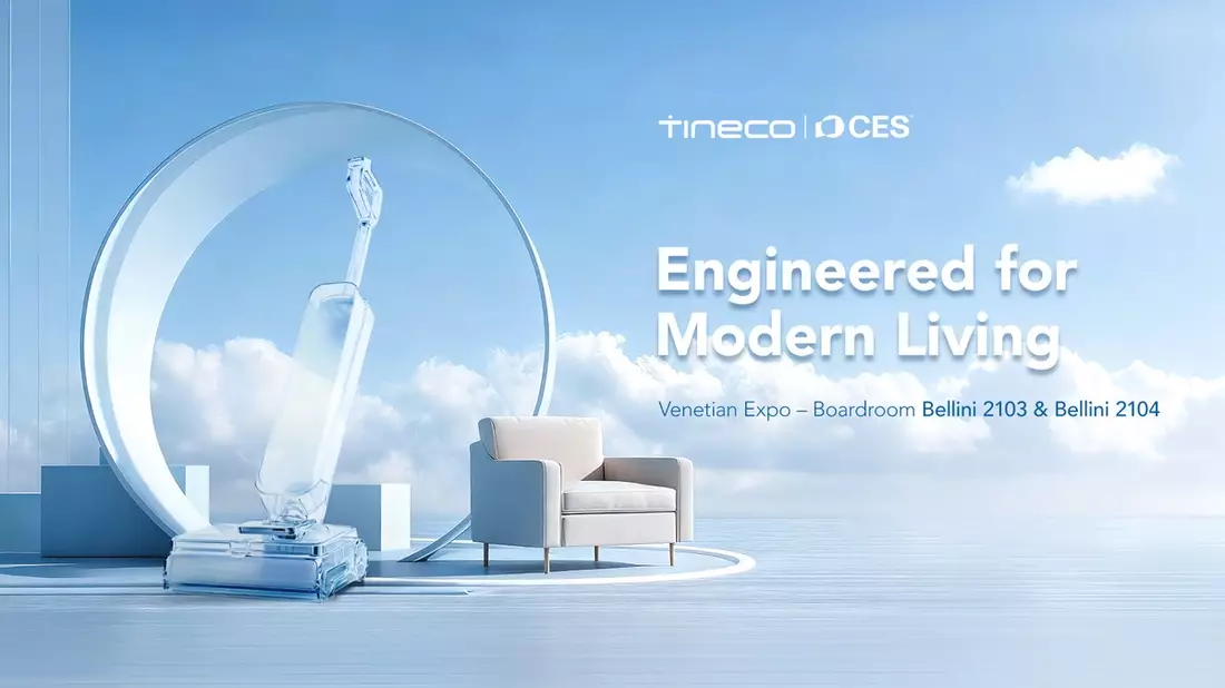 Tineco präsentiert auf der CES 2026 ein modernes Wohnkonzept und sein neuestes smartes Reinigungsportfolio - Bild: presseportal.de
