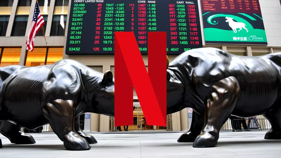 Netflix Stock Gains Stability from Major Acquisition Deal - Bild: über boerse-global.de