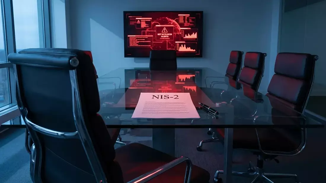 NIS-2: Deutsche Manager haften jetzt persönlich für Cyberangriffe Illustration mit AI erstellt übermittelt durch boerse-global.de