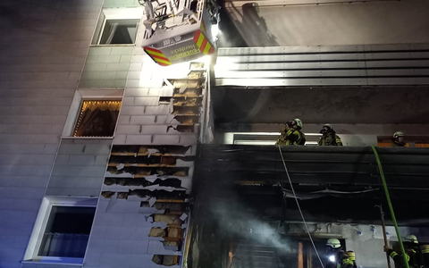 FW-EN: Intensiver Start ins neue Jahr - Balkonbrand mit Großeinsatz in der Berliner Straße - Foto: presseportal.de
