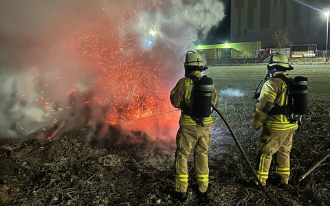 FW Weinheim: Zwei Brandeinsätze am Dienstagabend. Feuerwehr Weinheim schnell zur Stelle - Foto: presseportal.de