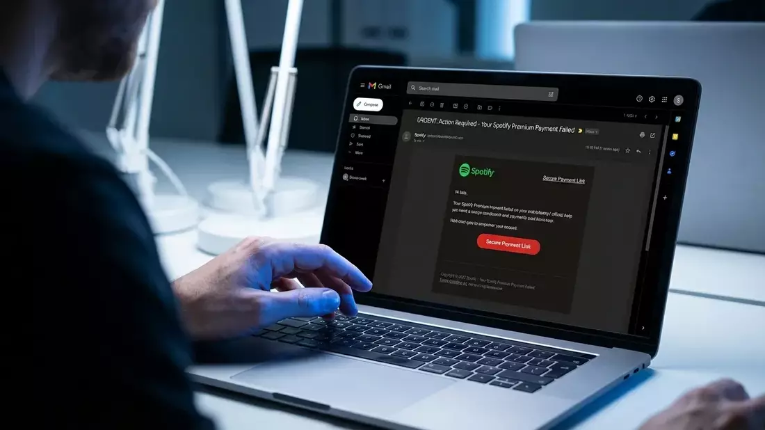 Spotify-Nutzer im Visier: Neue Phishing-Welle zum Jahresstart - Bild: über boerse-global.de