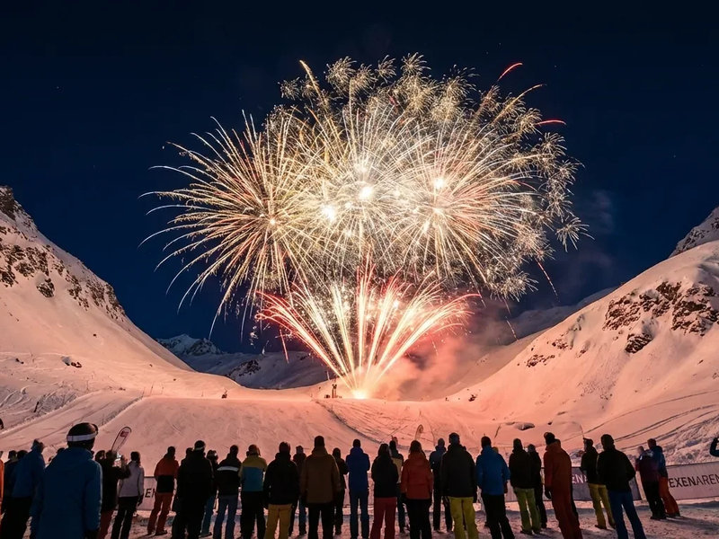 Zürs startet Neujahr mit Ed-Sheeran-Klangfeuerwerk - Foto: über boerse-global.de