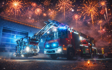 FFW Schwalmtal: Feuerwehr löscht Kleinbrand an einer angrenzenden Garage - Foto: presseportal.de