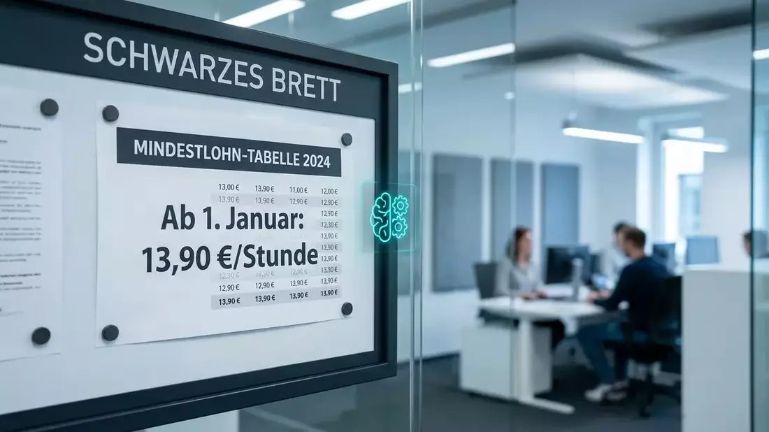 Aushangpflicht 2026: Mindestlohn und KI-Gesetz treten in Kraft - Bild: über boerse-global.de