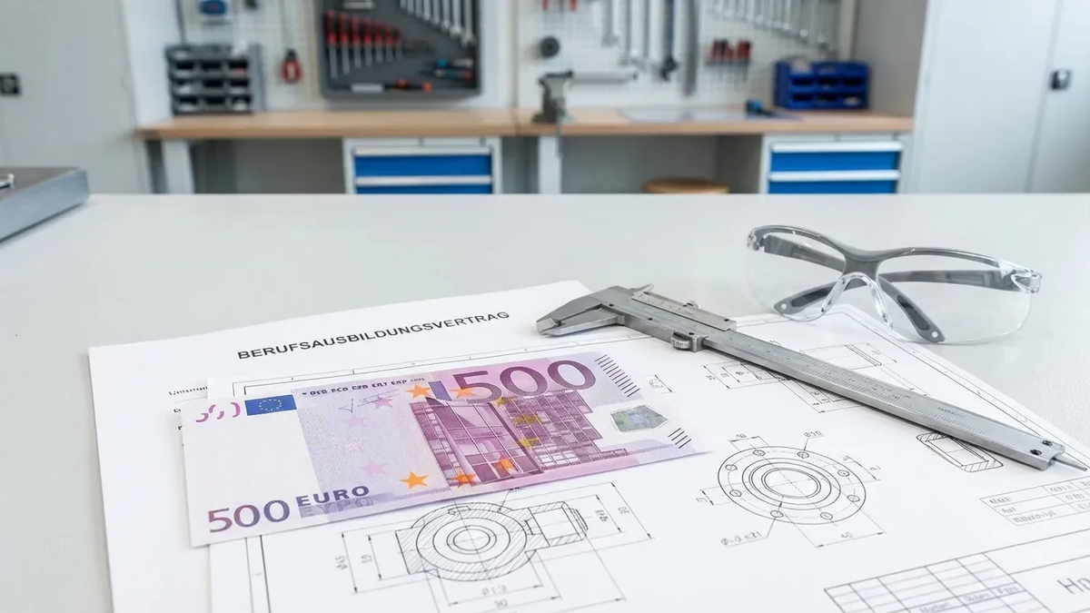 Mindestausbildungsvergütung steigt 2026 auf 724 Euro - Foto: über boerse-global.de