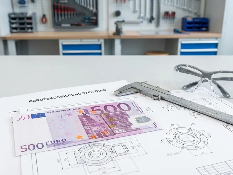 Mindestausbildungsvergütung steigt 2026 auf 724 Euro - Foto: über boerse-global.de