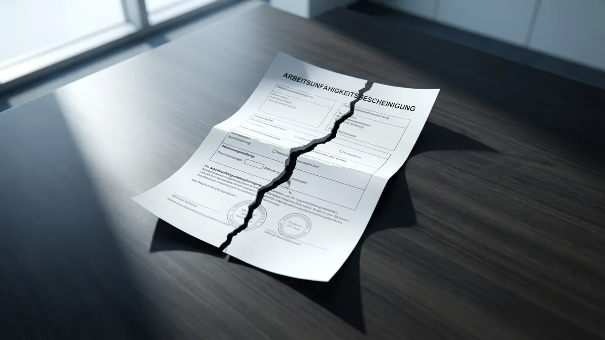 Arbeitsrecht 2026: Krankschreibung verliert Schutzwirkung bei Kündigung - Foto: über boerse-global.de