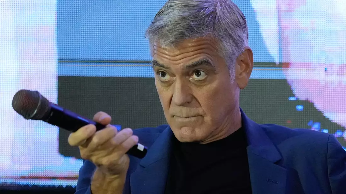 Hollywoodstar George Clooney ist nicht um eine Antwort verlegen, wenn der US-Präsident gegen ihn schießt. (Archivbild) - Bild: Aaron Favila/AP/dpa