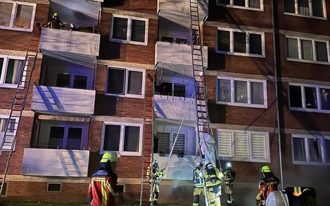 FW-SE: Kellerbrand in Kaltenkirchen erfordert Menschenrettung - Foto: presseportal.de