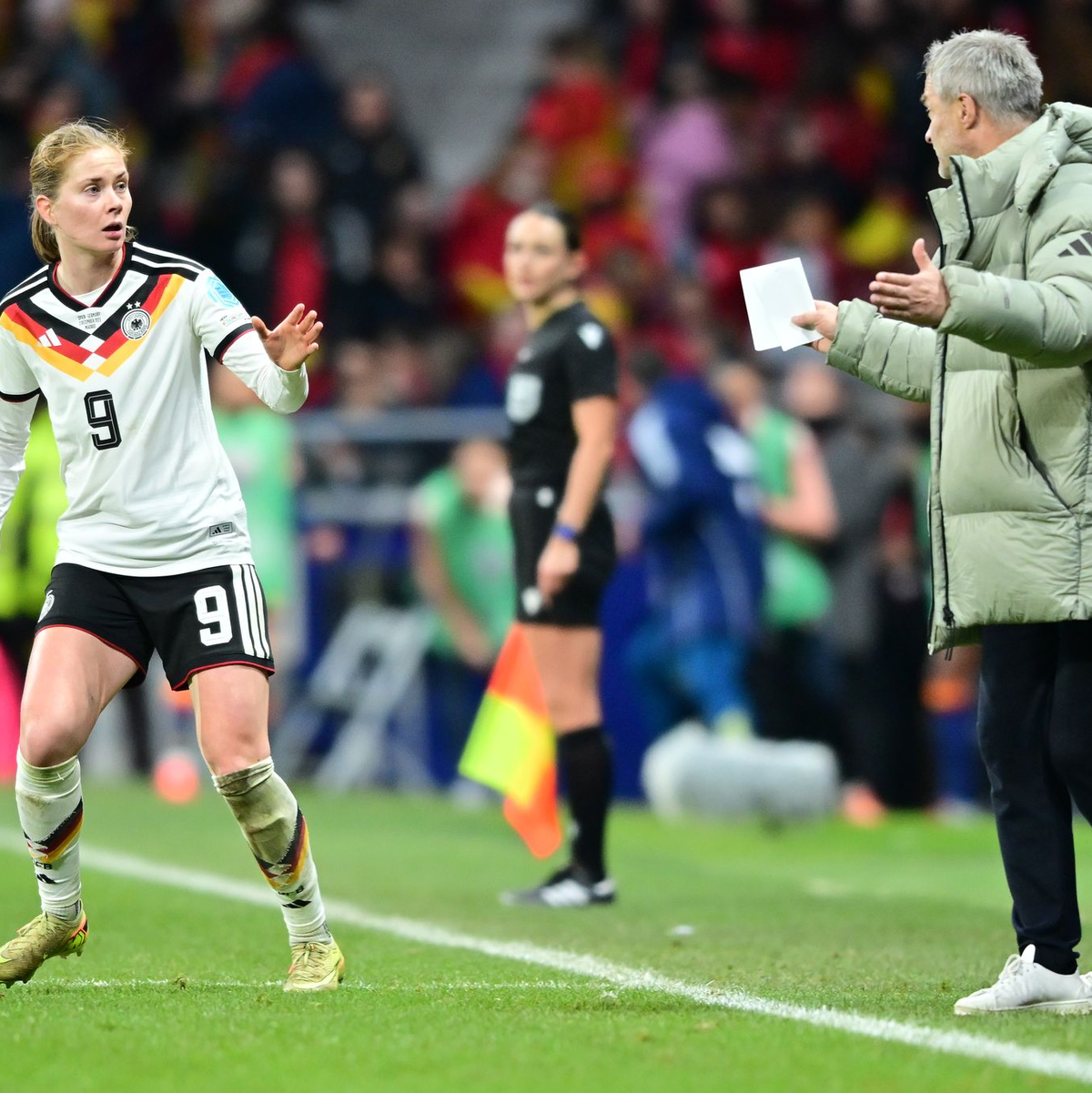 Im Mittelfeld gesetzt: Sjoeke Nüsken. (Archivbild) - Foto: Sebastian Christoph Gollnow/dpa