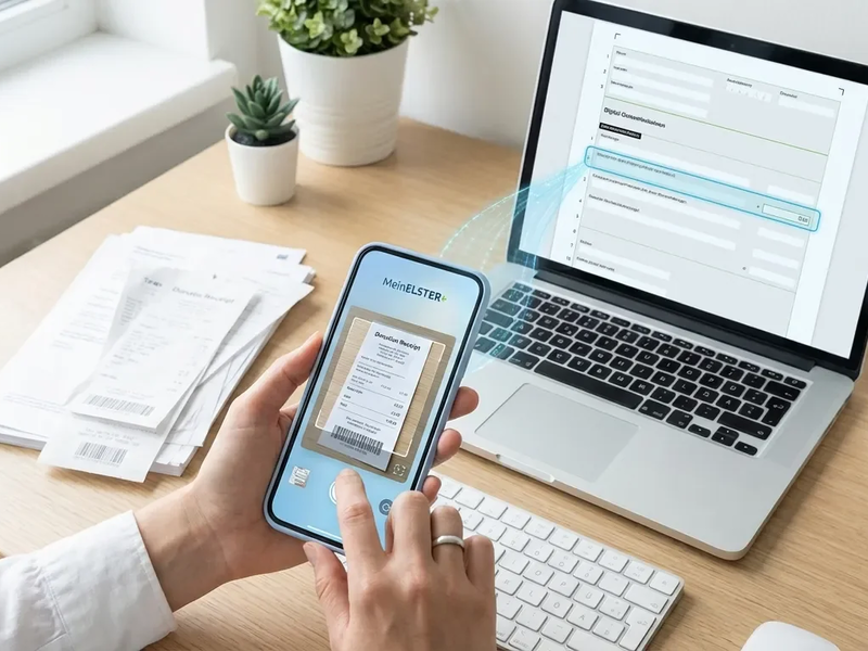 Digitaler Beleg-Upload beschleunigt Steuererklärung 2025 - Foto: über boerse-global.de