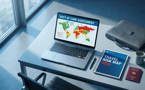 Neue Risikokarten und Regeln: Deutsche Firmen müssen Reisesicherheit sofort überprüfen - Foto: über boerse-global.de Neue Risikokarten und Regeln: Deutsche Firmen müssen Reisesicherheit sofort überprüfen - Foto: über boerse-global.de