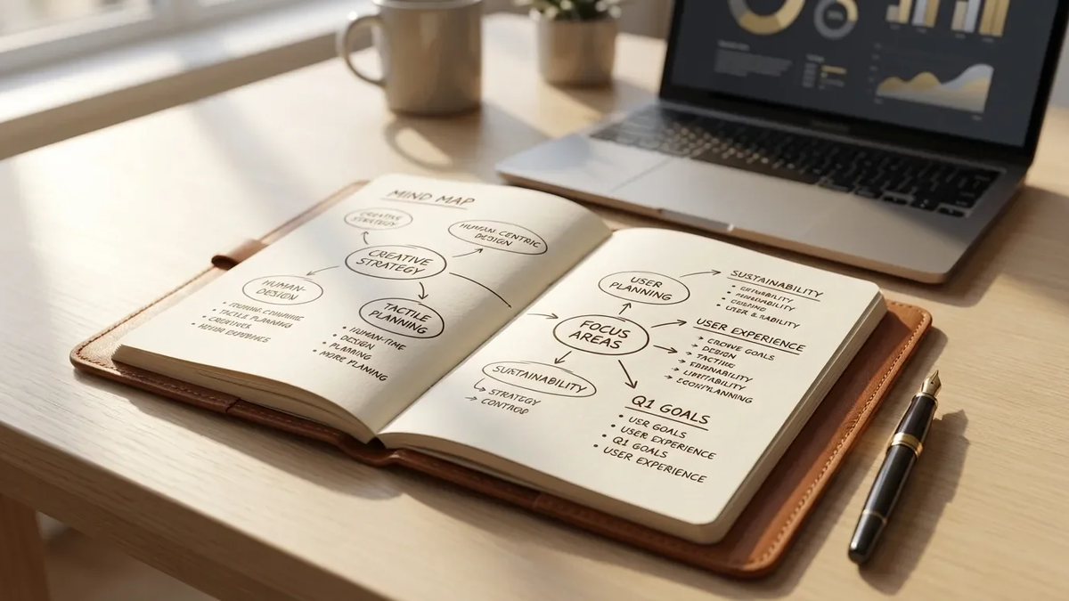 Notizbuch schlägt KI: Analoges Planen ist 2026er Trend - Foto: über boerse-global.de