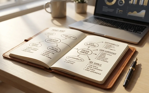 Notizbuch schlägt KI: Analoges Planen ist 2026er Trend - Foto: über boerse-global.de