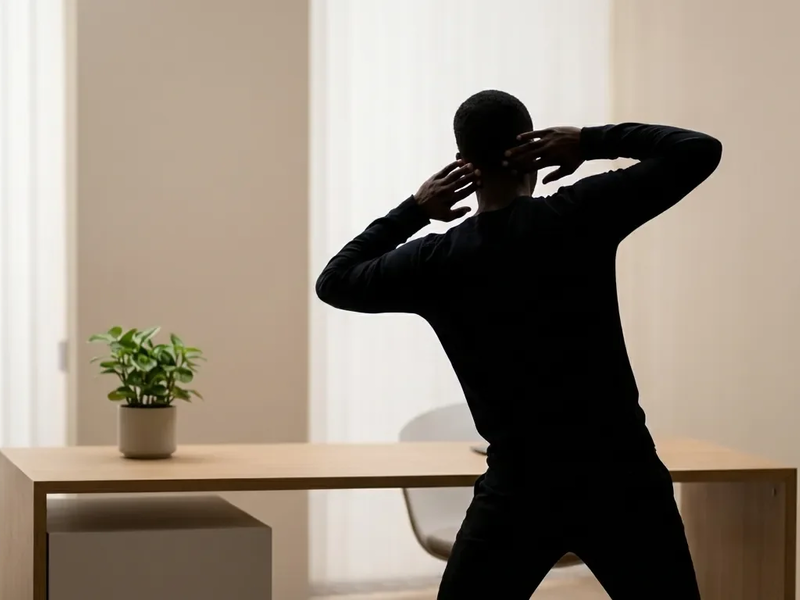 Diagonal-Crunch im Stand wird zum Büro-Fitness-Trend 2026 - Foto: über boerse-global.de