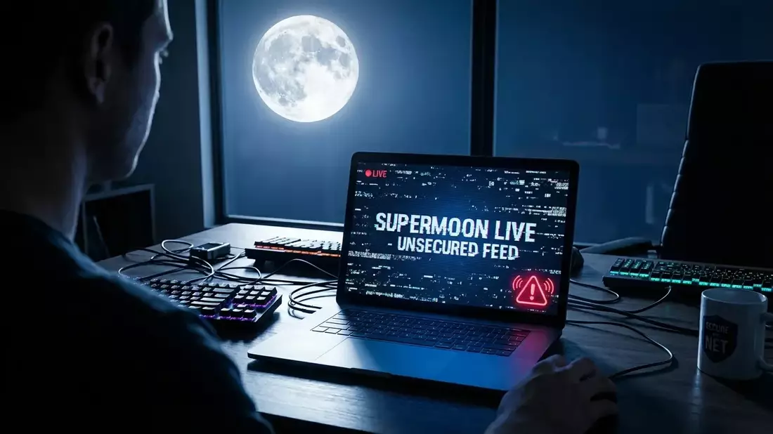 Wolf Moon Supermoon löst Welle von Phishing-Angriffen aus - Bild: über boerse-global.de