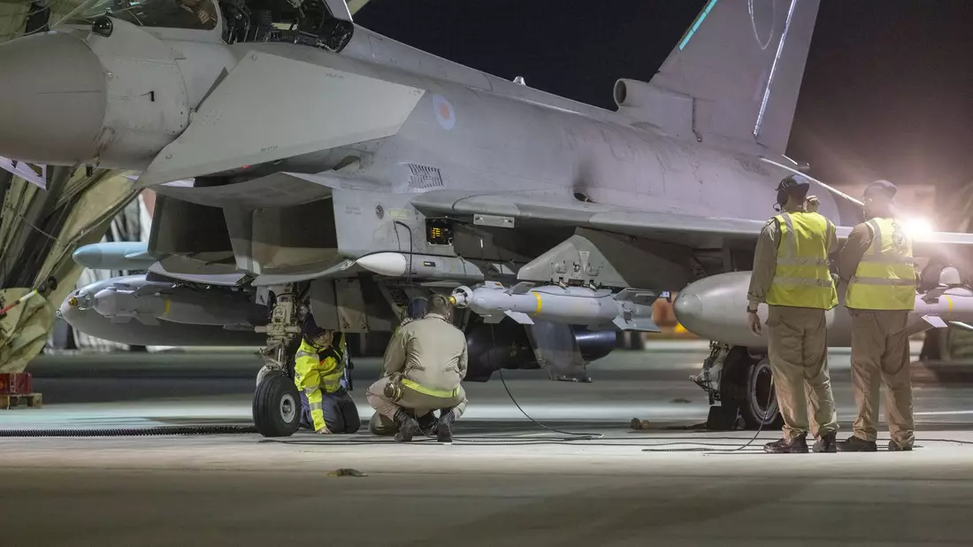  Erste Auswertungen deuteten auf einen Erfolg der Operation hin. (Handout) - Bild: Sgt Lee Goddard/Ministry of Defence/PA/dpa