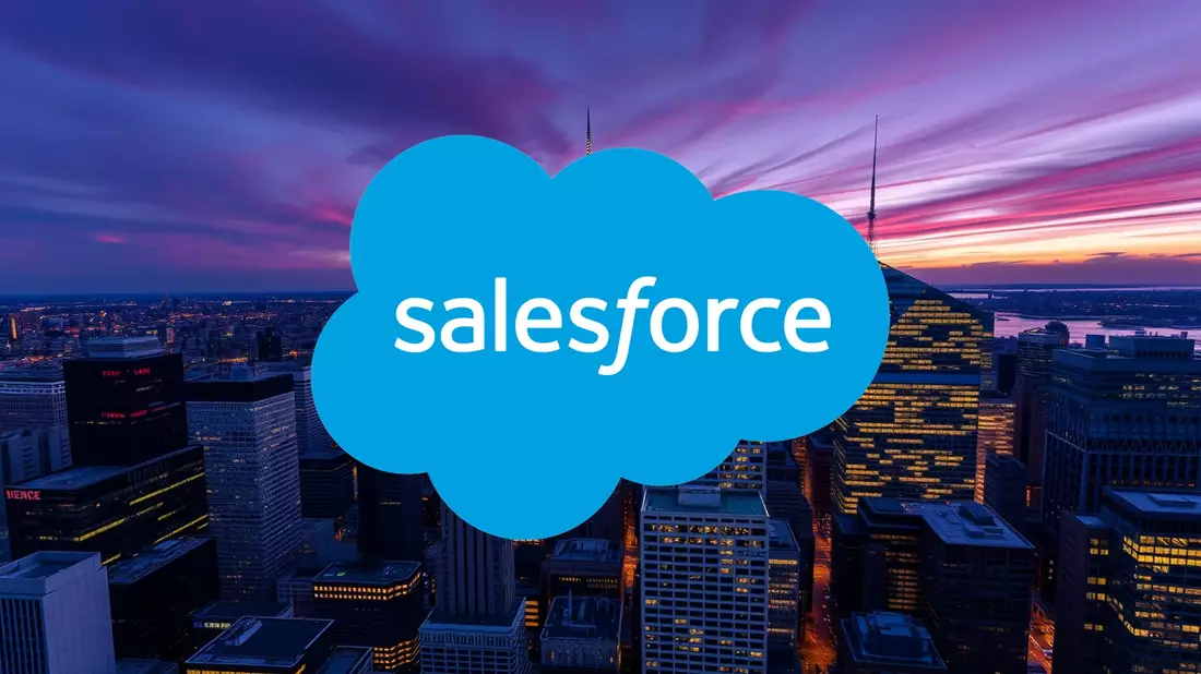 Salesforce Shares Face Pressure as AI Enthusiasm Meets Valuation Scrutiny Illustration mit AI erstellt übermittelt durch boerse-global.de